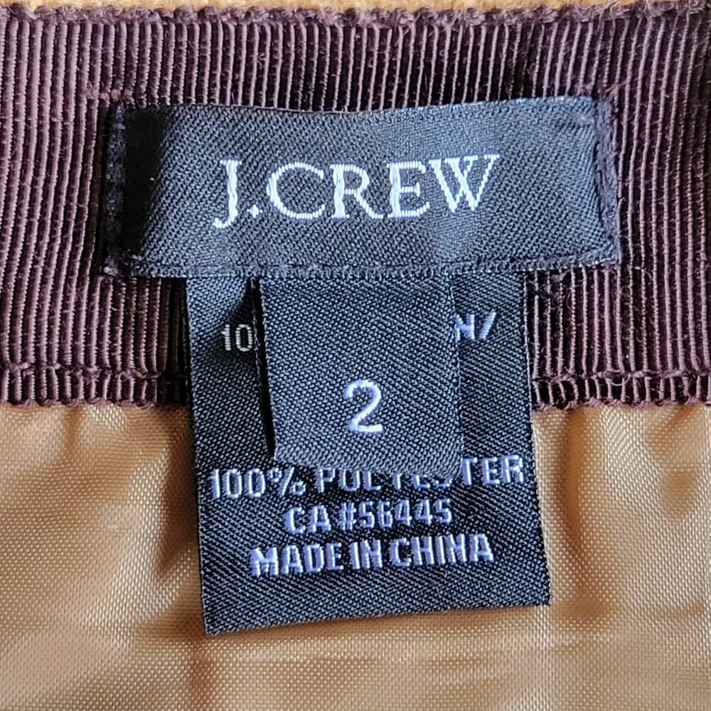 J. Crew Plaid Button Skirt - Picture 2 of 8